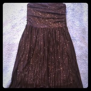 Express brand new strapless black dress